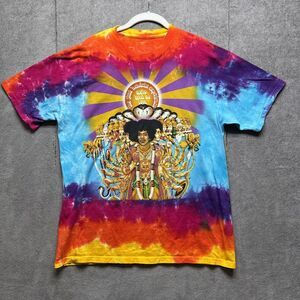 Liquid Blue‎ Jimi Hendrix Shirt Large Axis Bold Tie Dye Music Band Merch